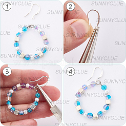 40Pcs Brass Earring Hooks&nbsp;KK-SC0006-53S