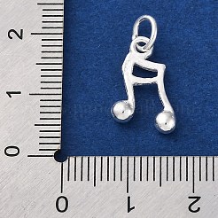 925 Sterling Silver Musical Note Charms&nbsp;STER-G045-06S
