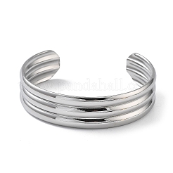 304 Stainless Steel Cuff Bangles for Women&nbsp;BJEW-Z078-15P