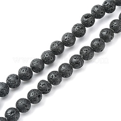 Natural Lava Rock Beads Strands&nbsp;G-YW0002-07