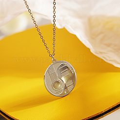 Non-Tarnish 304 Stainless Steel Pendant Necklaces for Women&nbsp;RX0049-2
