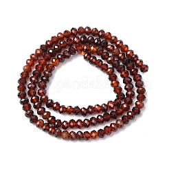 Natural Orange Garnet Beads Strands&nbsp;G-K366-F01-4x3mm