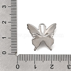 Brass Micro Pave Clear Cubic Zirconia Pendants&nbsp;KK-N290-23P