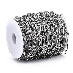 Tarnish Resistant 304 Stainless Steel Paperclip Chains Chains&nbsp;CHS-T003-25P