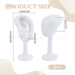 Gesso Earring Display Stands&nbsp;EDIS-WH0016-080B