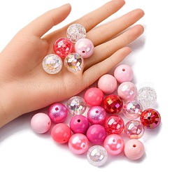 26Pcs 13 Colors Transparent & Opaque Acrylic Beads&nbsp;MACR-FP0001-19