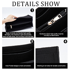 Felt Purse Organizer Inserts&nbsp;DIY-WH0304-453A-01