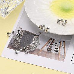 Tarnish Resistant 201 Stainless Steel Barbell Cartilage Earrings&nbsp;EJEW-R147-33
