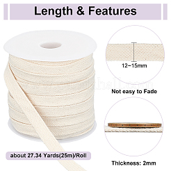 25M Flat Cotton Hollow Cord&nbsp;OCOR-BC0006-32C