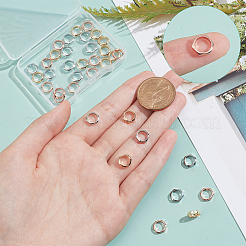 36Pcs 3 Colors Brass Bead Frame&nbsp;KK-NB0003-45