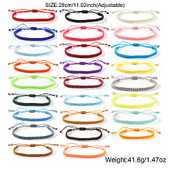 26Pcs Braided Nylon Cord Adjustable Bracelets Set for Women Men&nbsp;XS3159-1