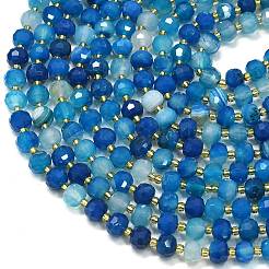 Natural Banded Agate Beads Strands&nbsp;G-K389-E09-01
