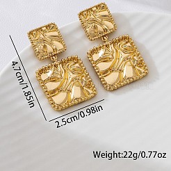 Alloy Stud Dangle Earrings for Women&nbsp;WG76519-01