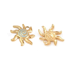 304 Stainless Steel Enamel Pendants&nbsp;STAS-K293-27G-01