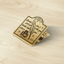Brass Clips&nbsp;AJEW-WH0708-080