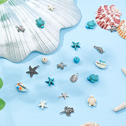 Summer Ocean Theme DIY Beads & Charms Kits&nbsp;DIY-HS0001-75