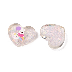 Printed Translucent Epoxy Resin Cabochons&nbsp;LS-RESI-XCP0002-63B
