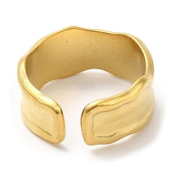 304 Stainless Steel Open Cuff Rings&nbsp;RJEW-K245-63G