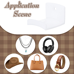 ABS Baseball Cap Hook&nbsp;FIND-WH0173-493B