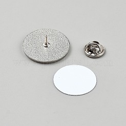 Alloy Sublimation Blank Brooch Pin&nbsp;DIY-WH20025-025B