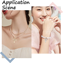 40Pcs 2 Colors Rack Plating Alloy Rhinestone Pendants&nbsp;FIND-SC0013-73