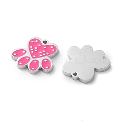 304 Stainless Steel Enamel Charm&nbsp;STAS-M102-14P