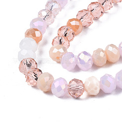 Electroplate Glass Beads Strands&nbsp;X-EGLA-N002-12I
