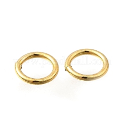 Brass Open Jump Rings&nbsp;KK-B147-03D-G