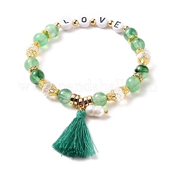 Gemstone Multi-layered Stretch Beaded Bracelets Sets&nbsp;BJEW-JB05756-03
