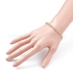 Brass Cable Chain Bracelet&nbsp;X-BJEW-JB07079