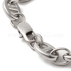 Non-Tarnish 304 Stainless Steel Oval Link Chain Bracelets&nbsp;BJEW-D030-11B-P