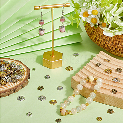 320Pcs 16Pcs Filigree Flower Tibetan Silver Fancy Bead Caps&nbsp;TIBE-SC0002-13