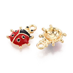 Alloy Enamel Pendants&nbsp;ENAM-N064-10KCG