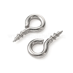 Tarnish Resistant 304 Stainless Steel Screw Eye Pin Peg Bails&nbsp;X-STAS-Q224-03A