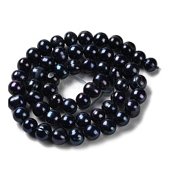 Natural Cultured Freshwater Pearl Beads Strands&nbsp;PEAR-E018-22