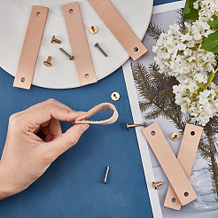 Rectangle Leather Drawer Handles&nbsp;AJEW-WH0251-71E