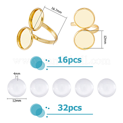 DIY Cuff Ring Making Kits&nbsp;DIY-HS0001-66