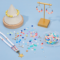 Rainbow Style DIY Jewelry Making Kit&nbsp;DIY-DC0002-72