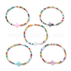 Glass Beaded Bracelets&nbsp;BJEW-JB13021