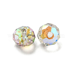 Transparent Electroplate Glass Beads&nbsp;GLAA-L046-02B