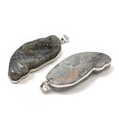 Natural Labradorite Big Pendants&nbsp;G-K338-32P
