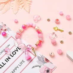 167Pcs Flower & Geometry Acrylic & Resin Beads&nbsp;DIY-YW0002-55