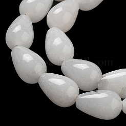 Natural White Jade Beads Strands&nbsp;G-B106-A31-02