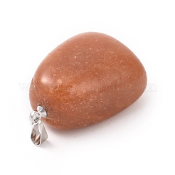 Natural Red Aventurine Pendants&nbsp;X-G-k302-B13