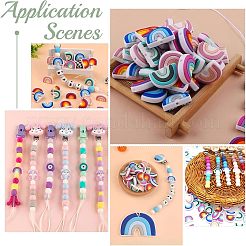 20Pcs 5 Colors Silicone Beads&nbsp;SIL-CA0001-09
