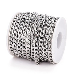 Tarnish Resistant 304 Stainless Steel Cuban Link Chains&nbsp;CHS-M003-13P-D