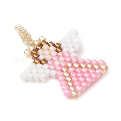 Beaded Angel Charms&nbsp;PALLOY-MZ01207