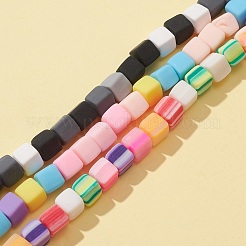 3 Strands 3 Style Handmade Polymer Clay Beads Strands&nbsp;CLAY-FS0001-17