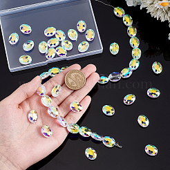 1 Strand Electroplate Glass Beads Strands&nbsp;GLAA-PH0004-31