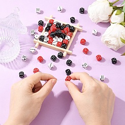 60Pcs 3 Colors Acrylic Beads&nbsp;OACR-YW0003-97